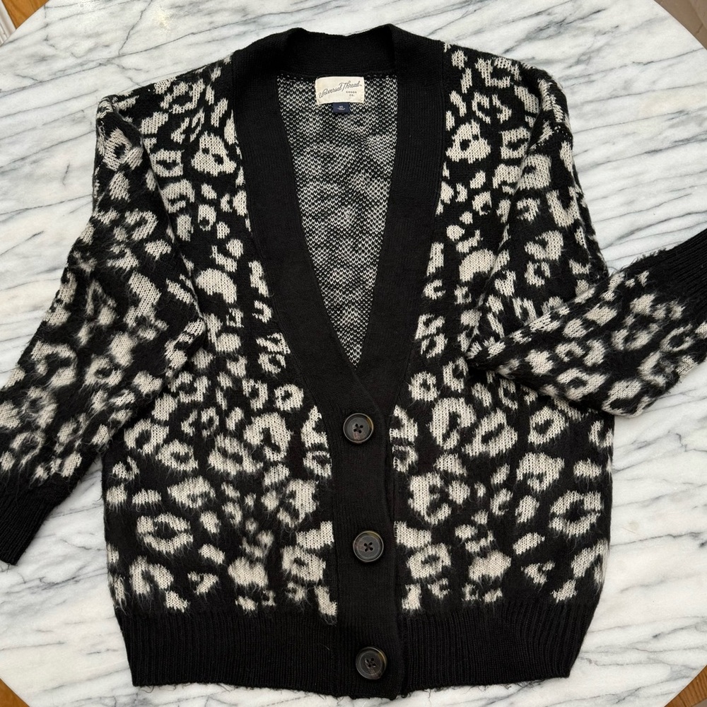 🐆 Soft Leopard Print Cardigan - Universal Thread™
